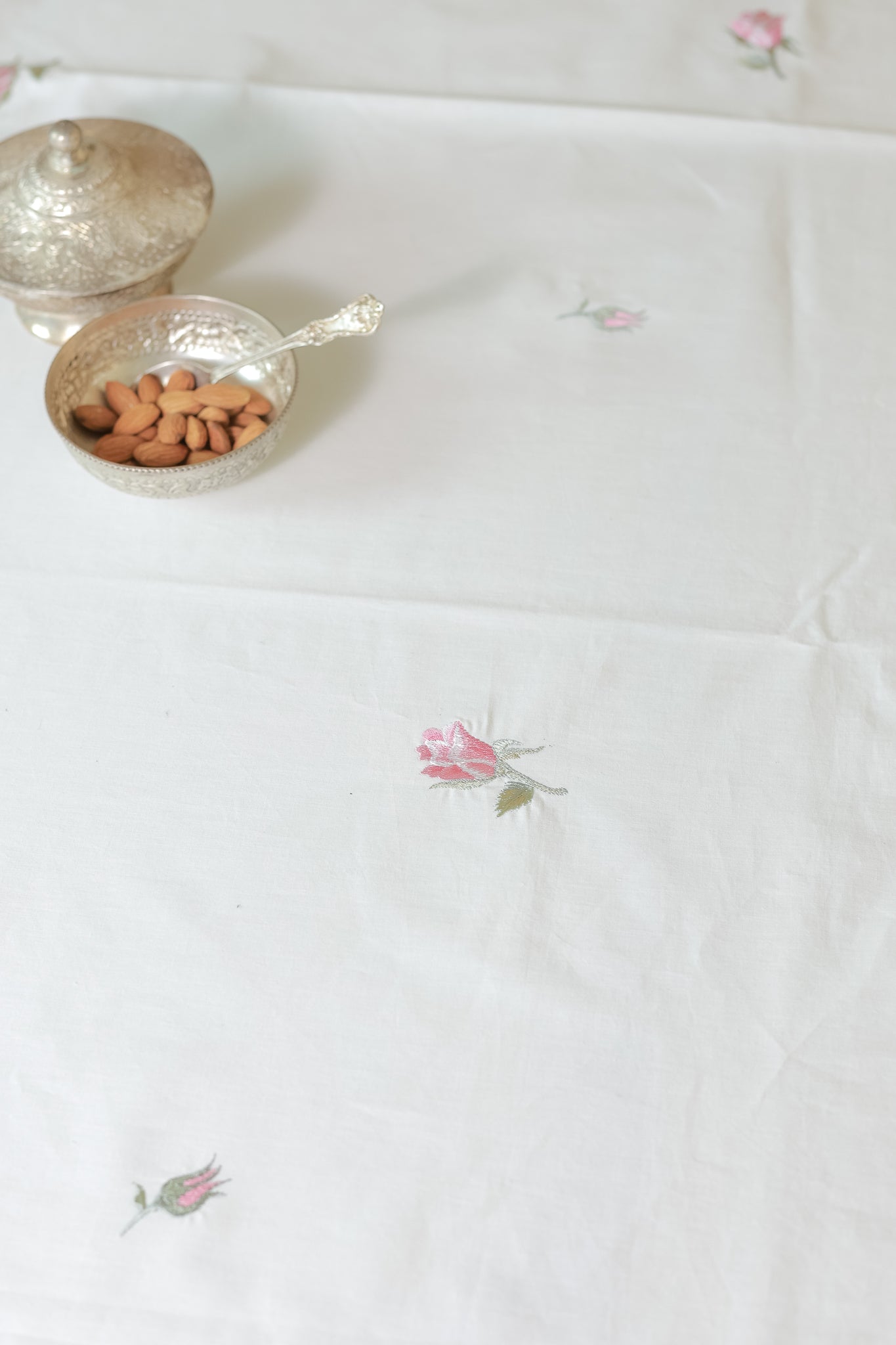 Drap à manger Rose Romance