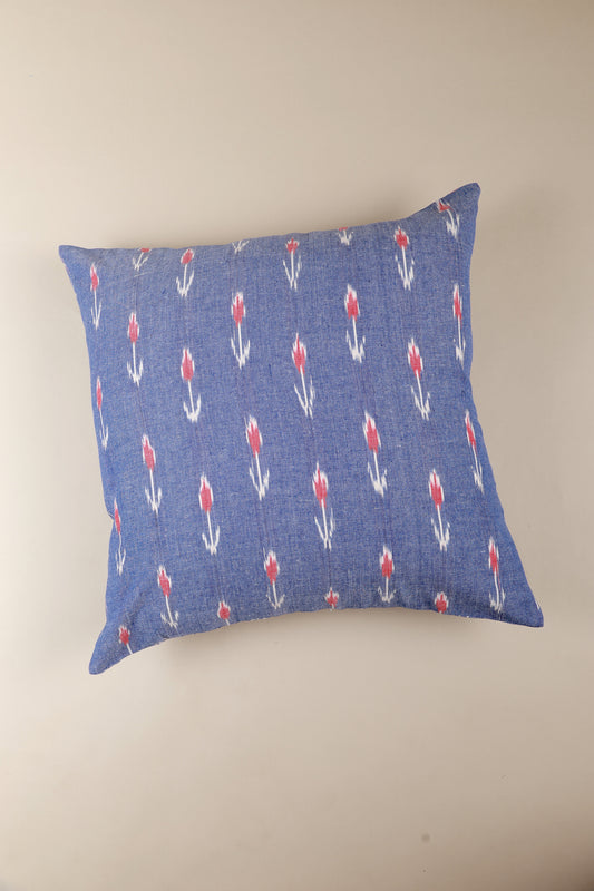 Harbour Waves Handwoven Ikat Pillow