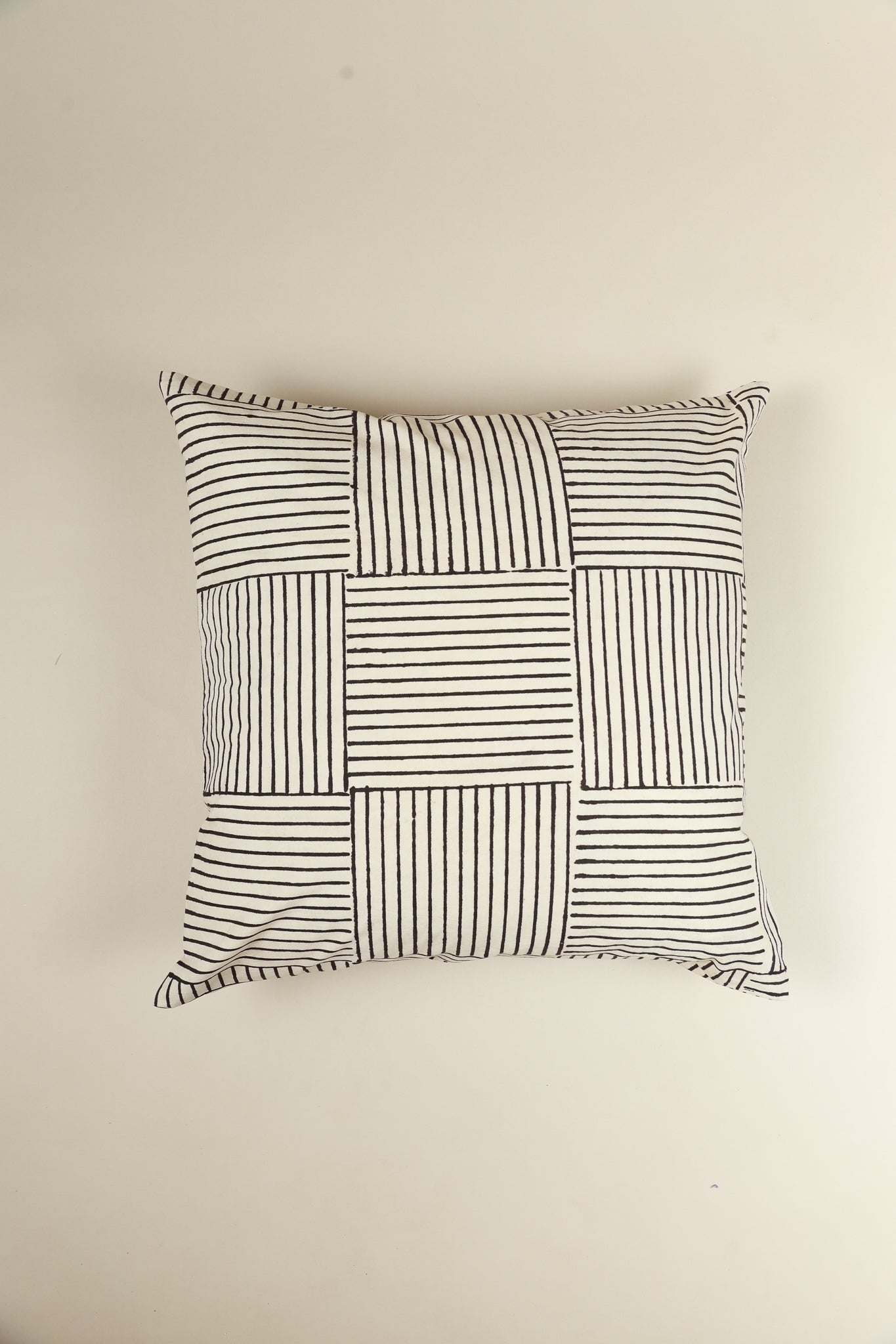 Desert Dunes Hand Block Print Pillow