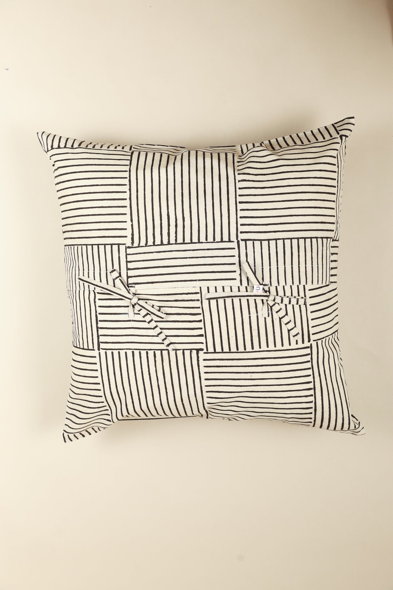 Desert Dunes Hand Block Print Pillow