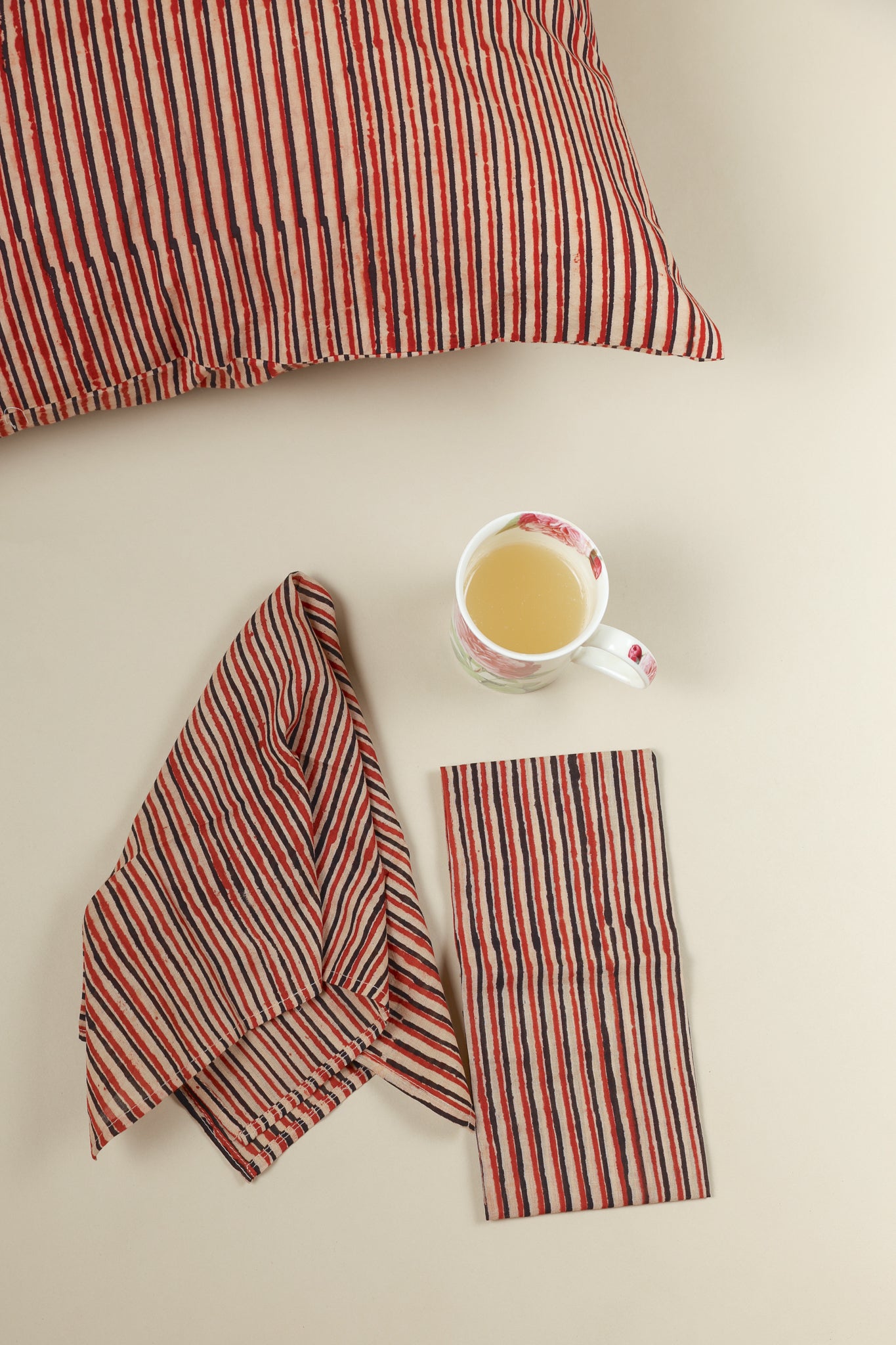 Rustic Stripes Napkins (Set of 4)