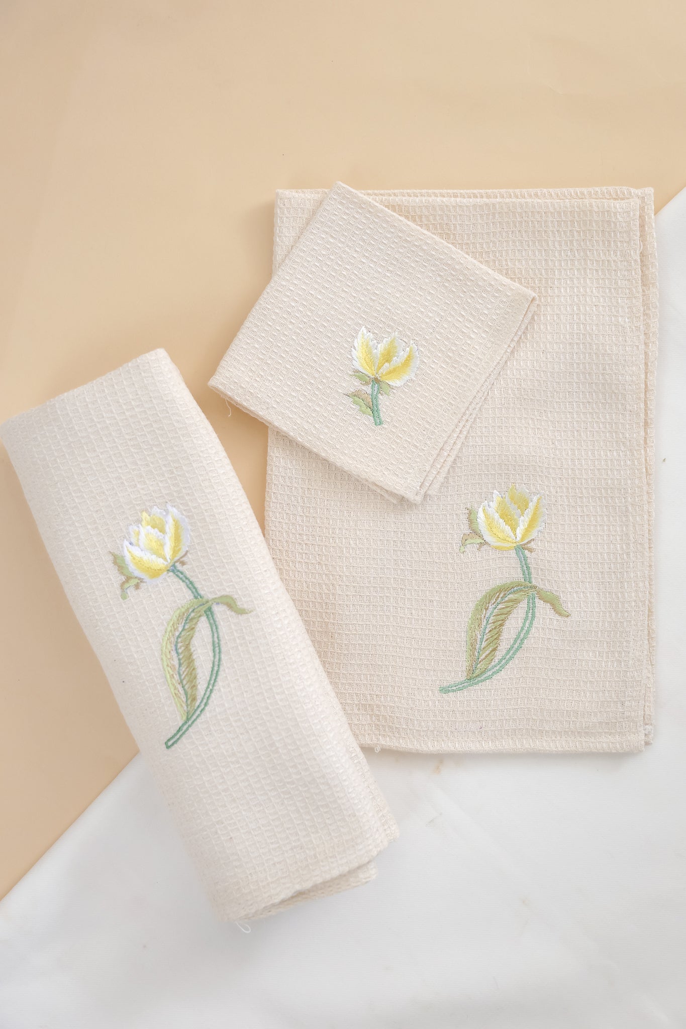 Lemonade Petal Towel Set