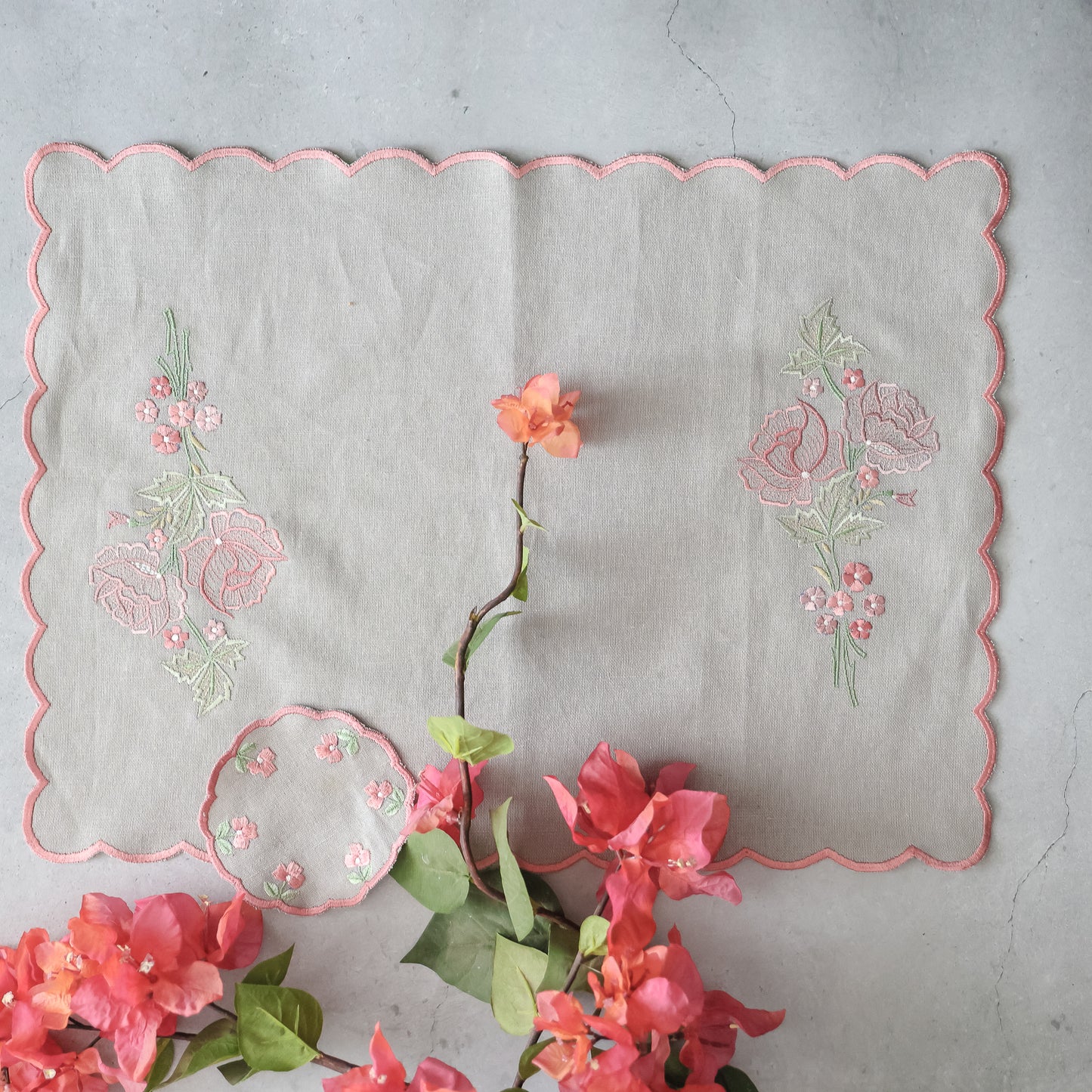 Peach Mayra Placemats