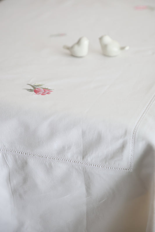 Drap à manger Rose Romance